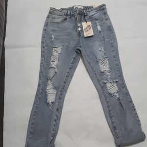 Wash blue demin jeans